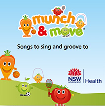 Munch & Move music and movement CD